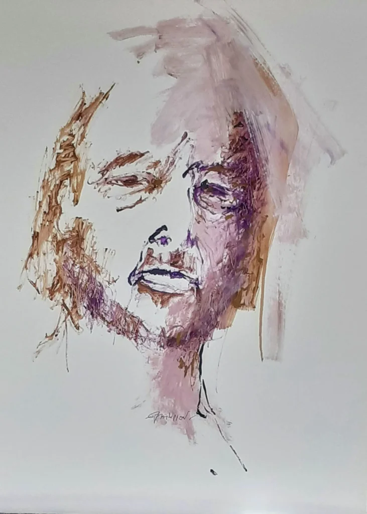 Ebauche 452 | Huile sur papier