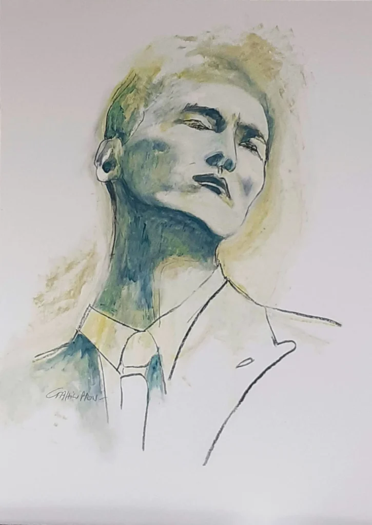 Ebauche 453 | Huile sur papier