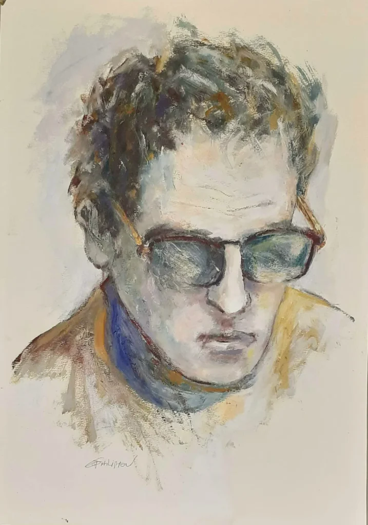 Ebauche 454 | Huile sur papier