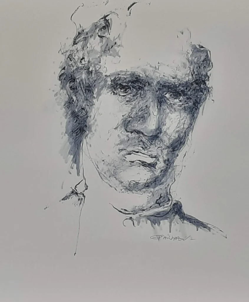 Ebauche 459 | Huile sur papier