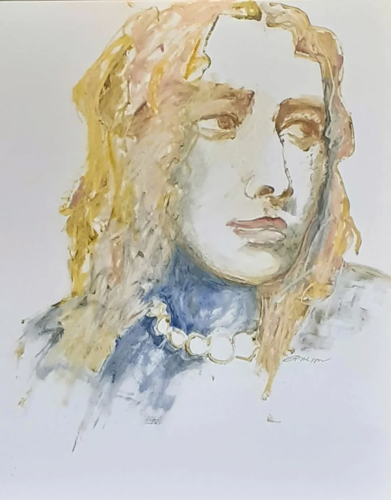 Ebauche 460 | Huile sur papier