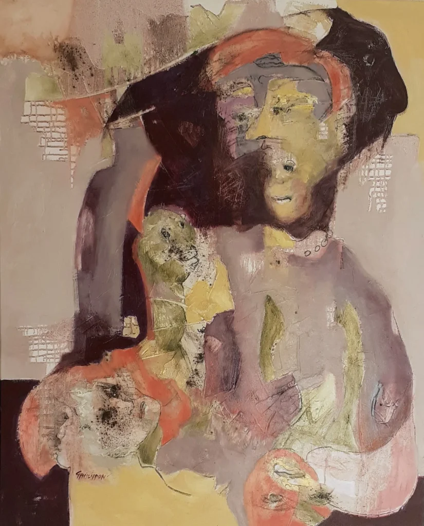 Huile sur toile | Mammifères mélancoliques n°3 | 100×81