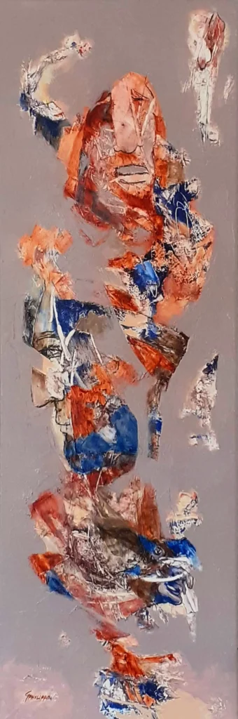 Huile sur toile | Ainsi parlait Tarass Boulba | 120×40
