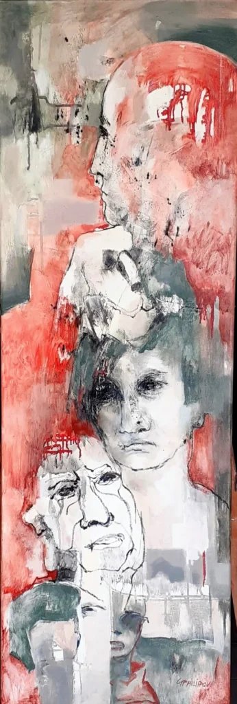 Huile sur toile | Orlando | 120×40