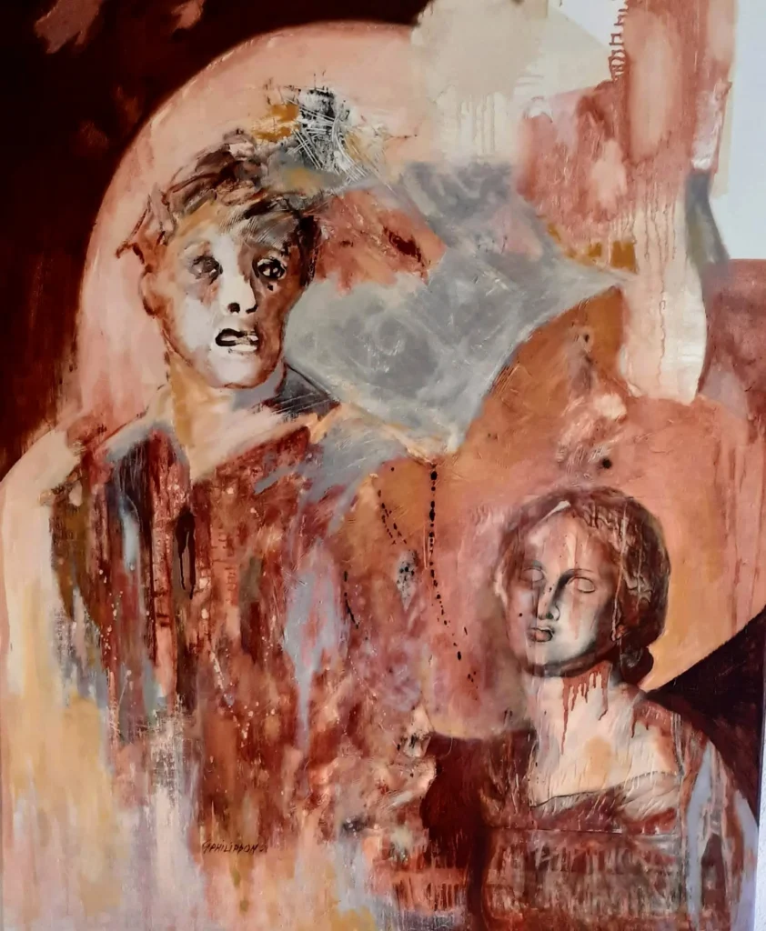 Huile sur toile | Niobé | 100×81
