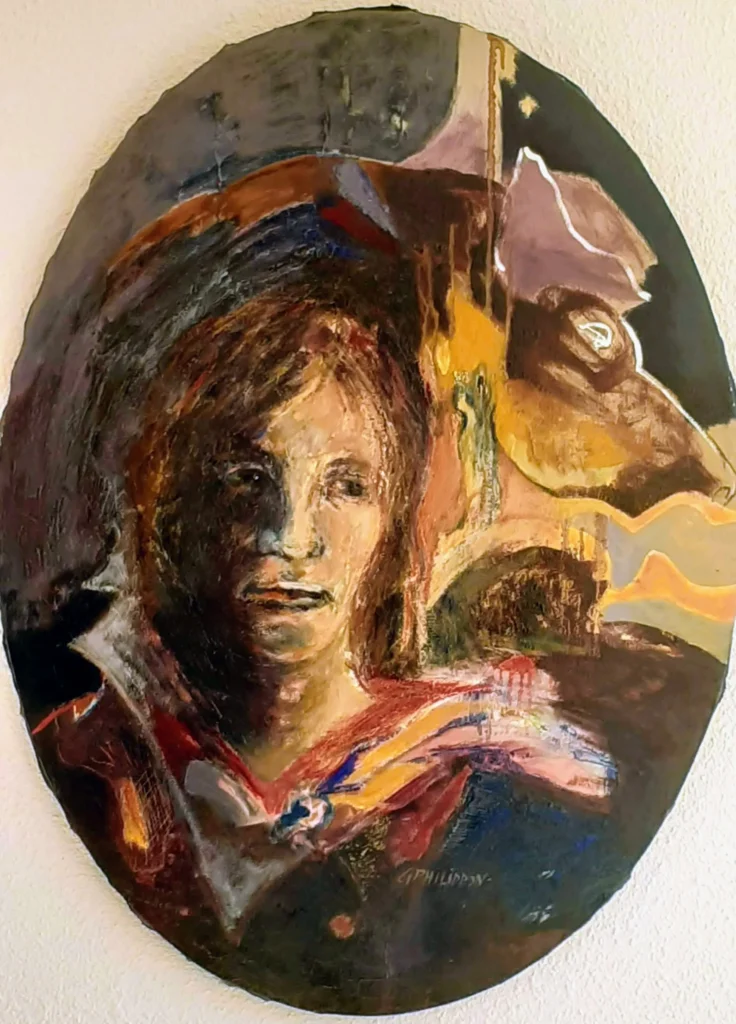 Huile sur toile | La Rebelle | 40×60 (ovale)