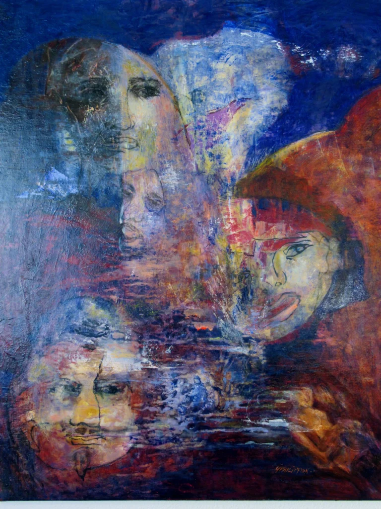 Huile sur toile | Les brumes des jours | 100×81