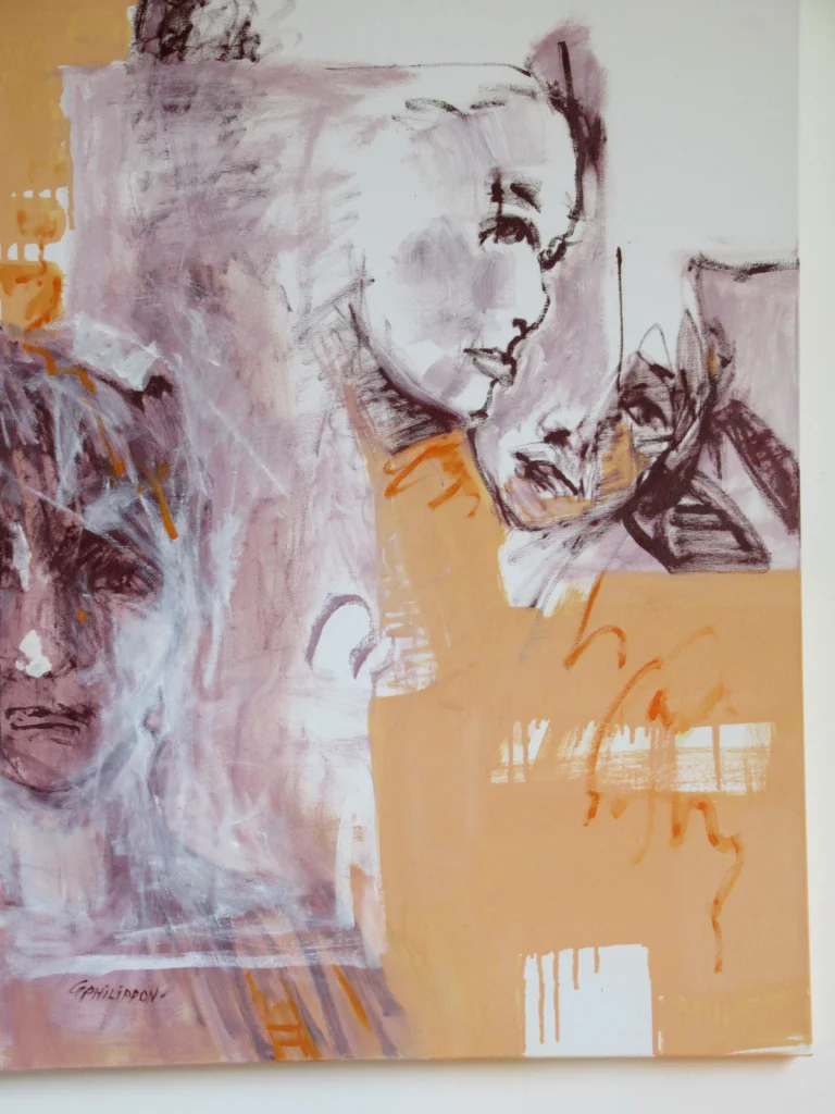Huile sur toile | Trio | 81×60
