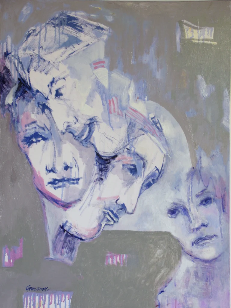 Huile sur toile | Quatuor | 81×60
