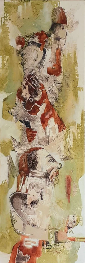 Huile sur toile | Toundra | 120×40