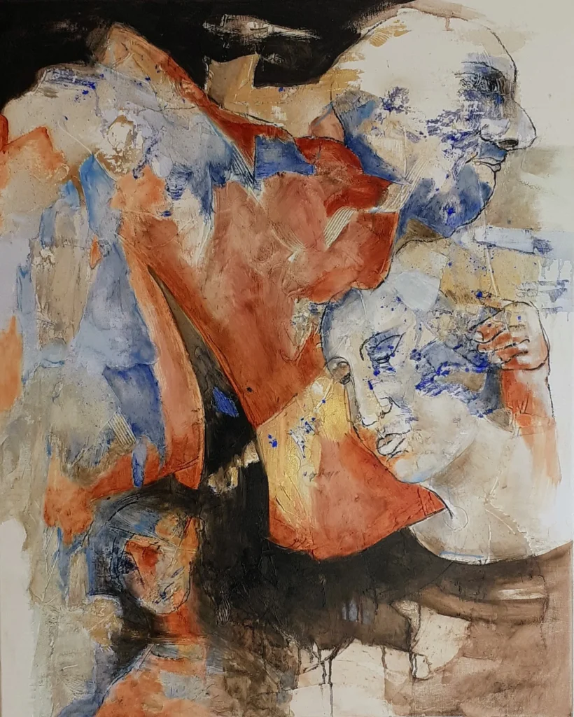 Huile sur toile | Mammifères mélancoliques n°5 | 100×81