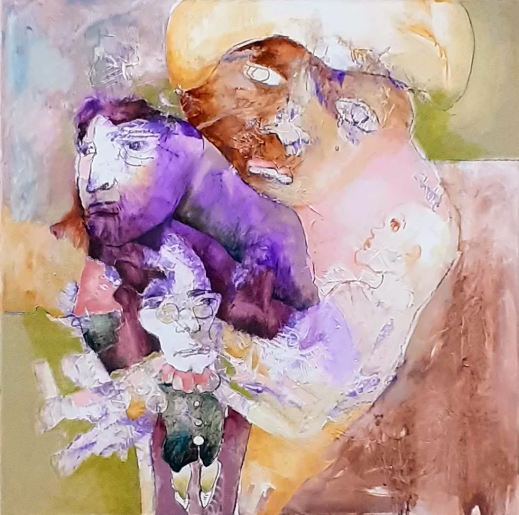 Huile sur toile | Mammifères mélancoliques n°7 | 80×80