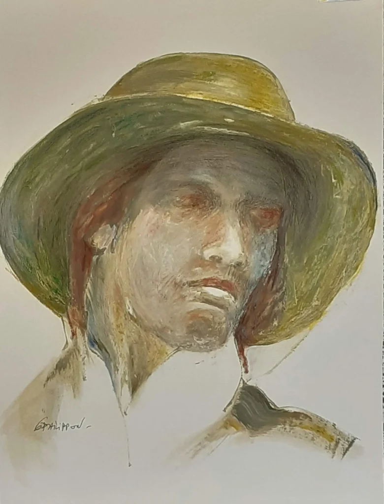 Ebauche 465 | Huile sur papier | 65×50