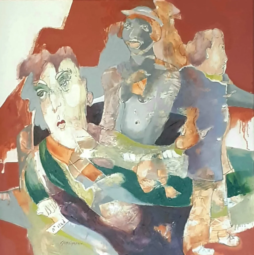 Huile sur toile | Mammifères Mélancoliques n°9 | 100×100
